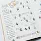 Bande Washi Tape Sticker Roll - People Who Live in a Planner - A Perfect Day for a Café