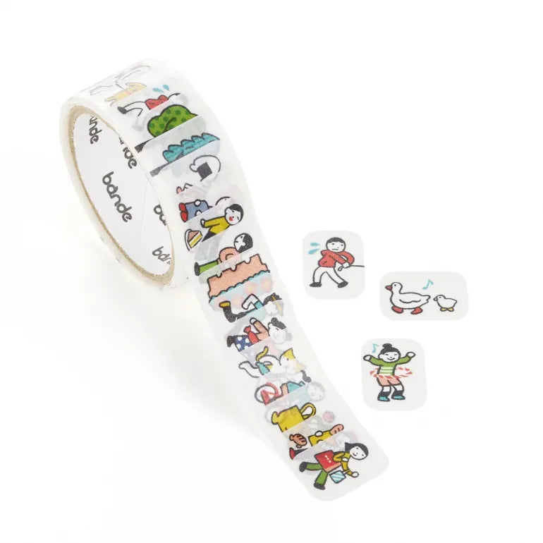 Bande Washi Tape Sticker Roll - People Who Live in a Planner - A Perfect Day for a Walk
