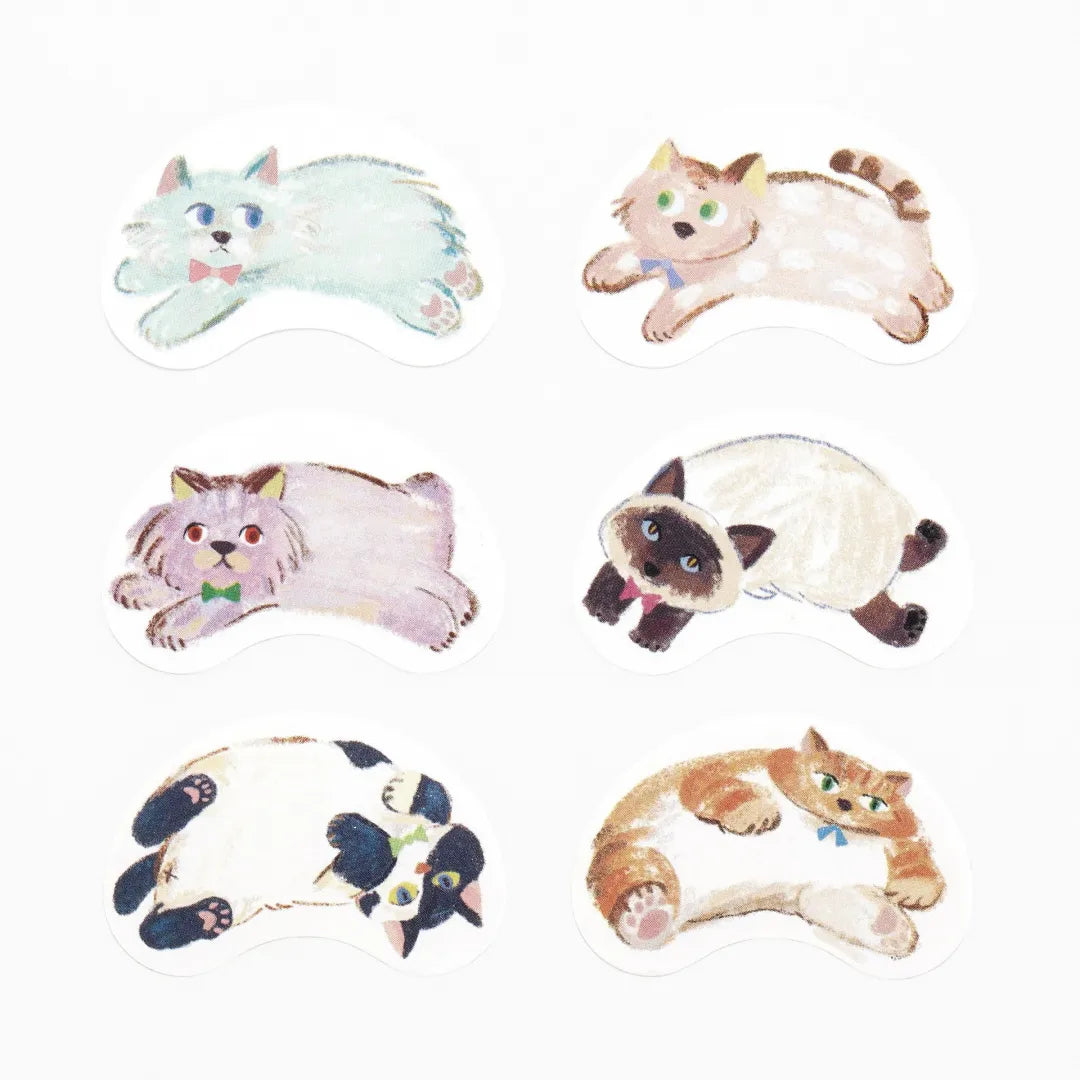 Bande Washi Tape Sticker Roll - Writable Memo - Running Cat