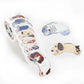 Bande Washi Tape Sticker Roll - Writable Memo - Running Dog