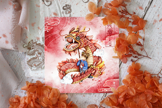 Black Milk Project "Dragon Dance" Post Card, 2024 Limited Collection
