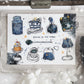 Black Milk Project"Notes in the Night" Mini PET Sticker Sheet