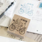 Black Milk Project "Traveling Stationer" Series Rubber Stamp - Bear on Cart