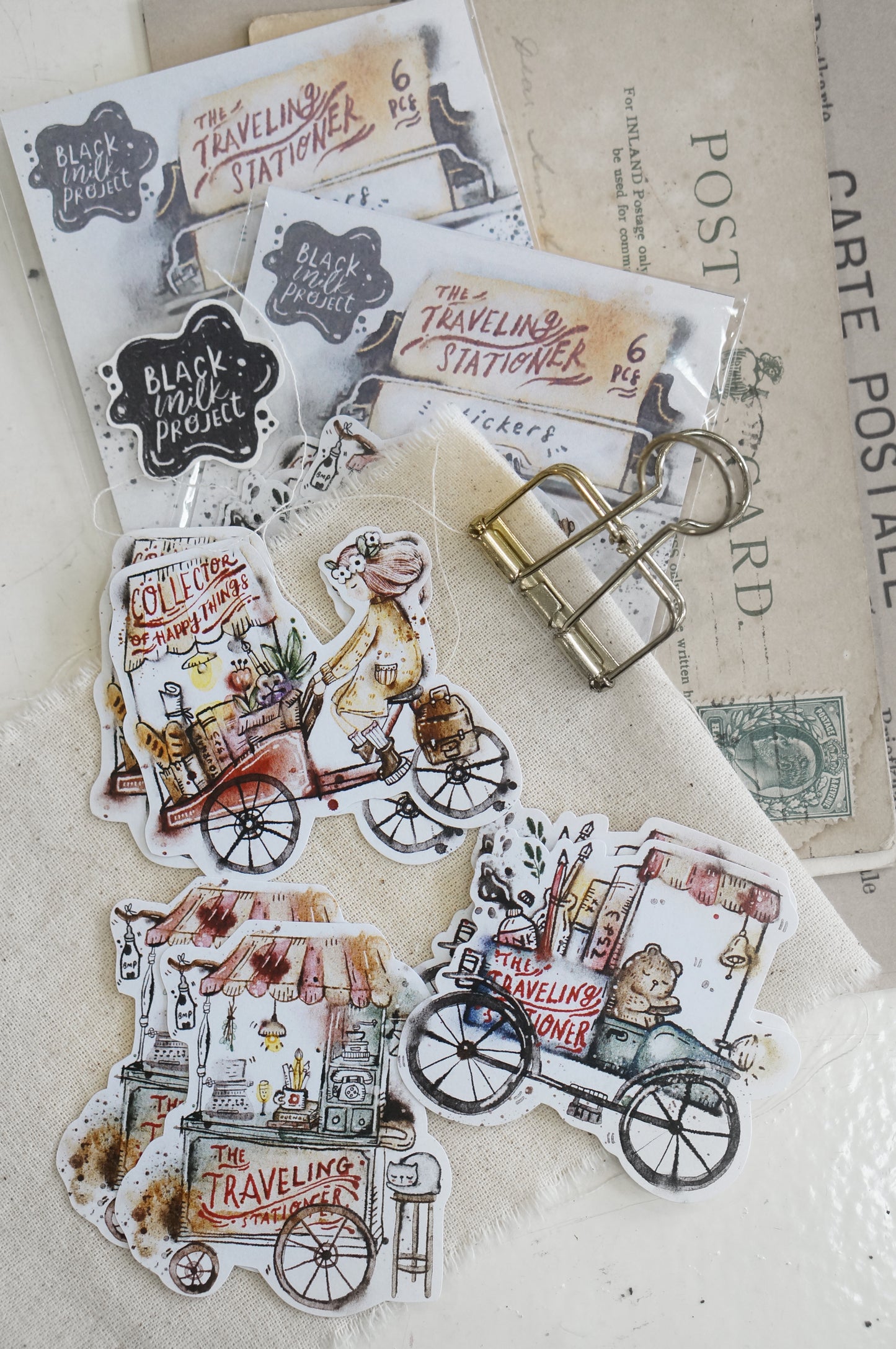 Black Milk Project "Traveling Stationer" Sticker Set