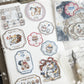 Black Milk Project "Notes in the Night "Washi Flakes Sticker Set, 10 pcs