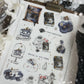 Black Milk Project "Notes in the Night" Gold Foil Washi Sticker Sheet