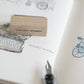 Black Milk Project Mini Rubber Stamp - Pages of Me - Words II