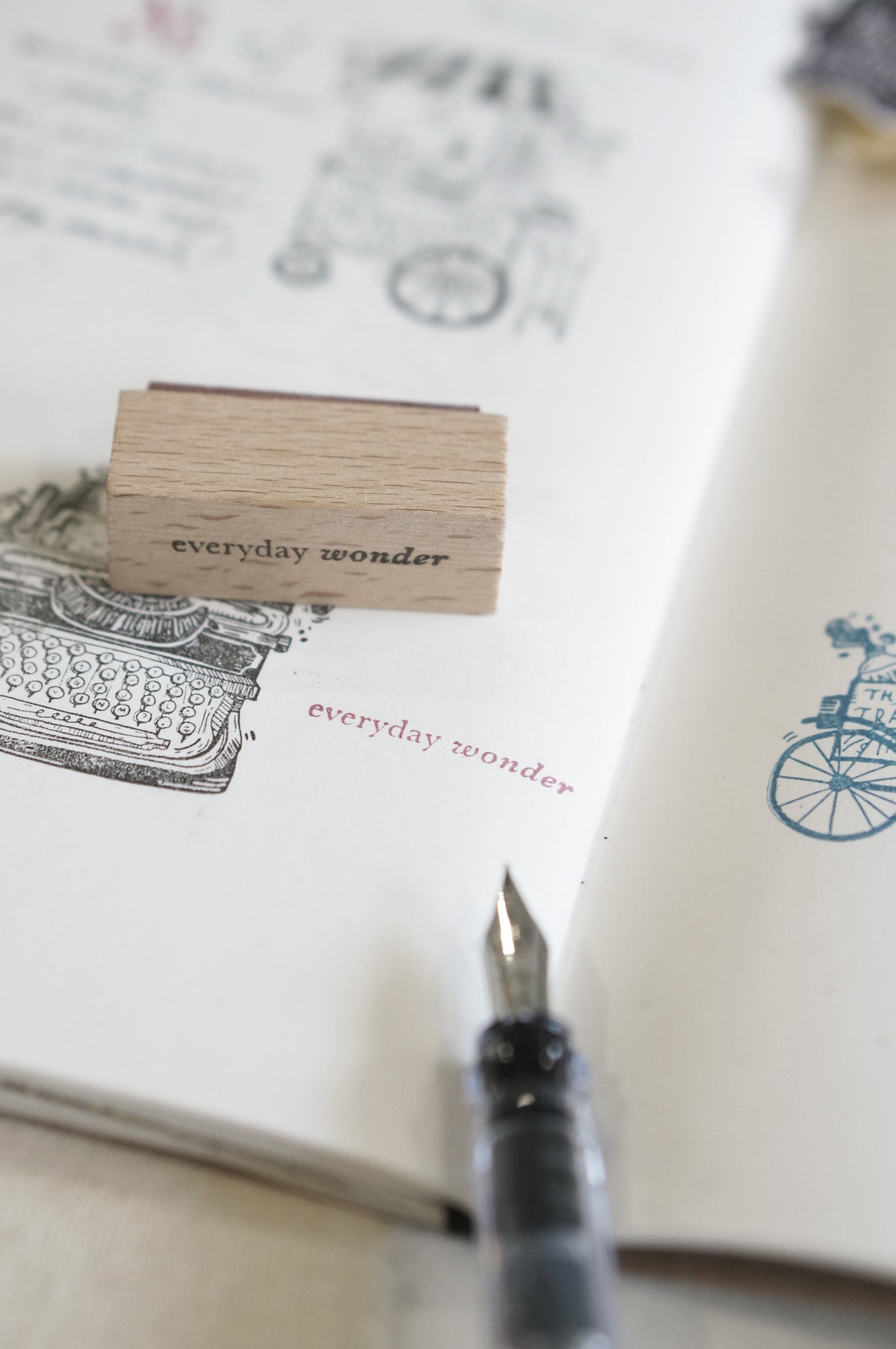 Black Milk Project Mini Rubber Stamp - Pages of Me - Words II