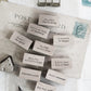 Black Milk Project Mini Rubber Stamp - Pages of Me - Words I