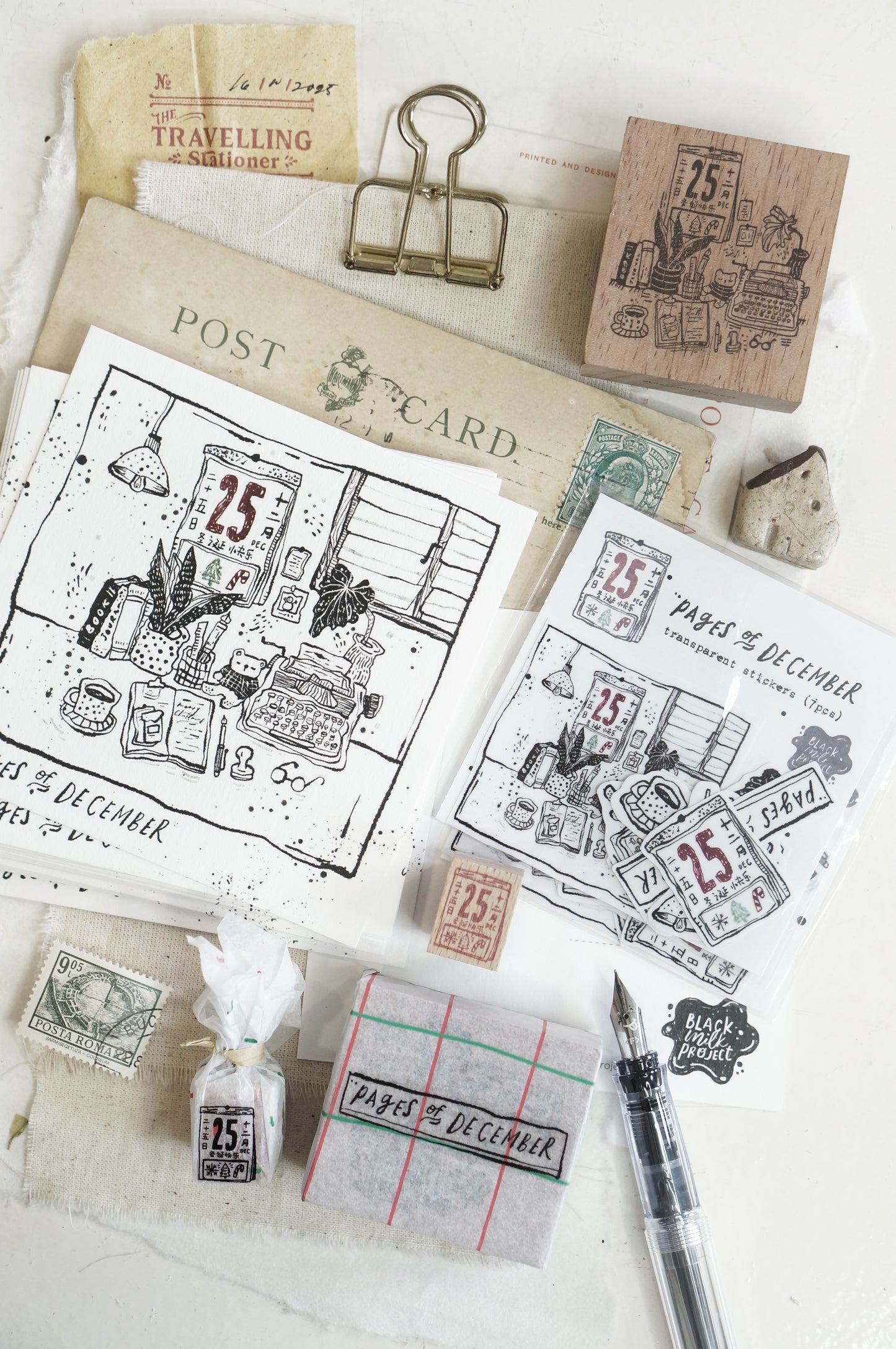 Black Milk Project "Pages in December" Sticker Set