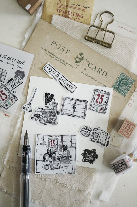 Black Milk Project "Pages in December" Sticker Set