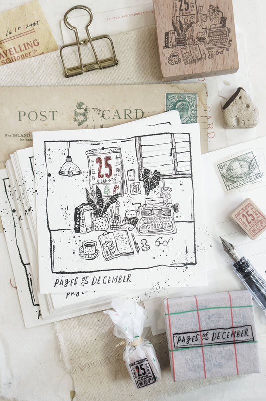 Black Milk Project "Pages in December" Post Card