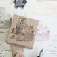 Black Milk Project "Pages in December" Christmas Series Rubber Stamp - Desk
