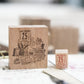Black Milk Project "Pages in December" Christmas Series Rubber Stamp - Mini Calendar