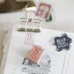 Black Milk Project "Pages in December" Christmas Series Rubber Stamp - Mini Calendar