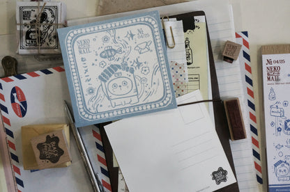 Black Milk Project Neko Mail Post Card