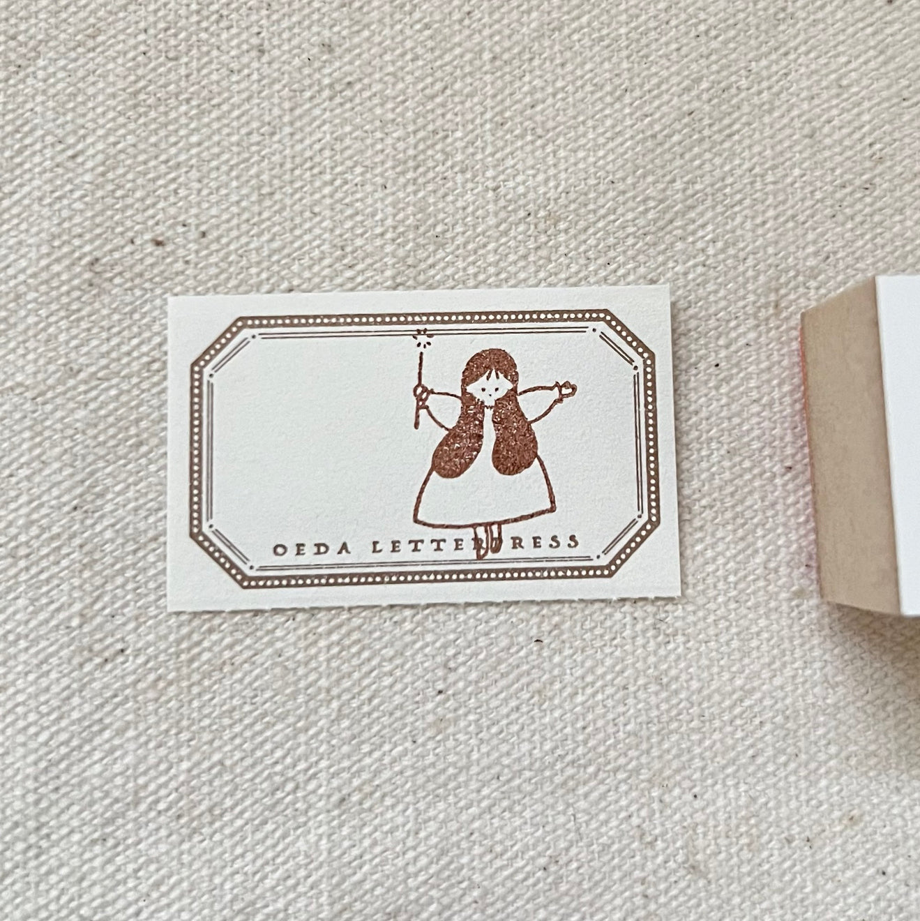 ranmyu Rubber Stamp - Girl with Magic Wand