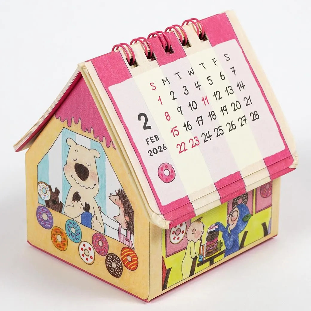 Greeting Life Coco-Chan 2026 House Box Desk Calendar