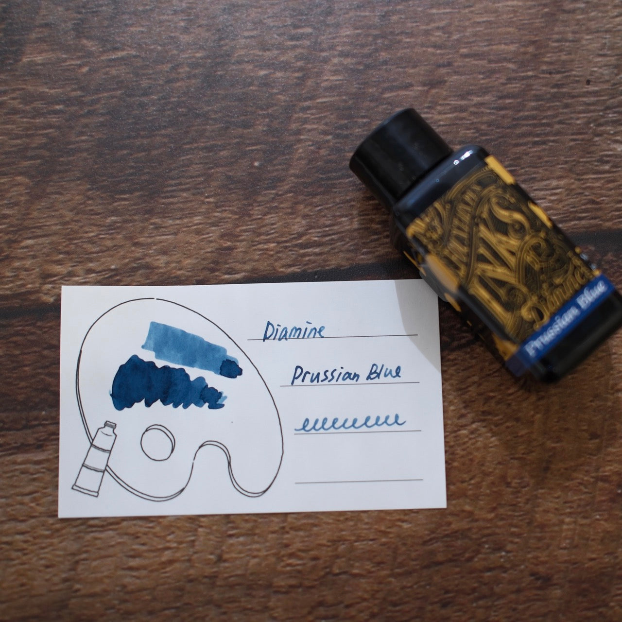 Diamine 30ml Bottled Ink - Prussian Blue