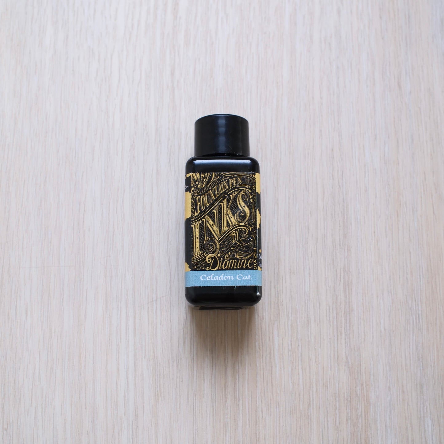 Diamine 30ml Bottled Ink - Celadon Cat
