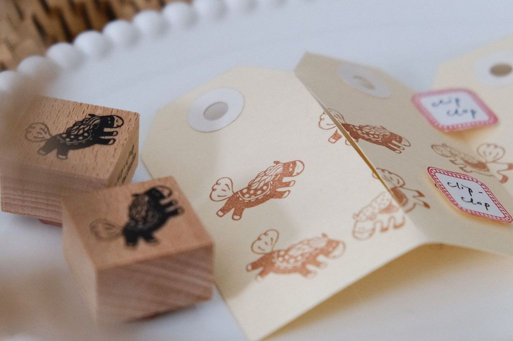 Eileen Tai Rubber Stamp - Clip-Clop, 2 designs