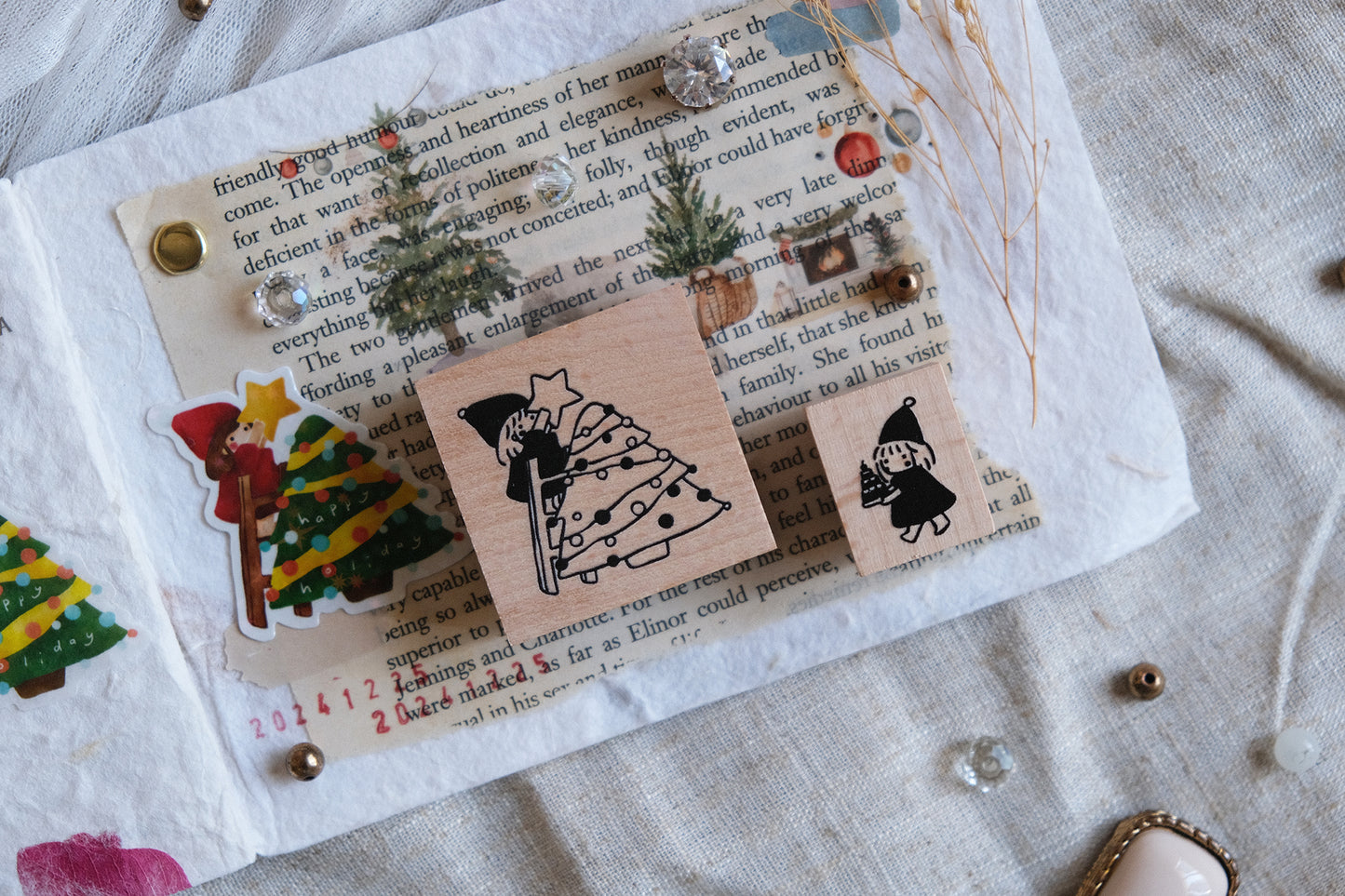 Eileen Tai Rubber Stamp Set - Christmas Star Collection