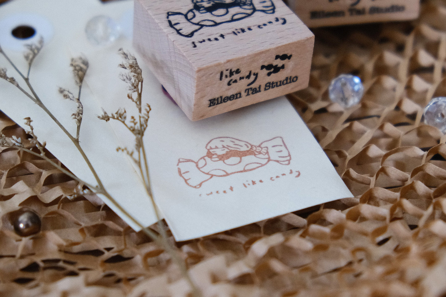 Eileen Tai Rubber Stamp - Sweet Like Candy
