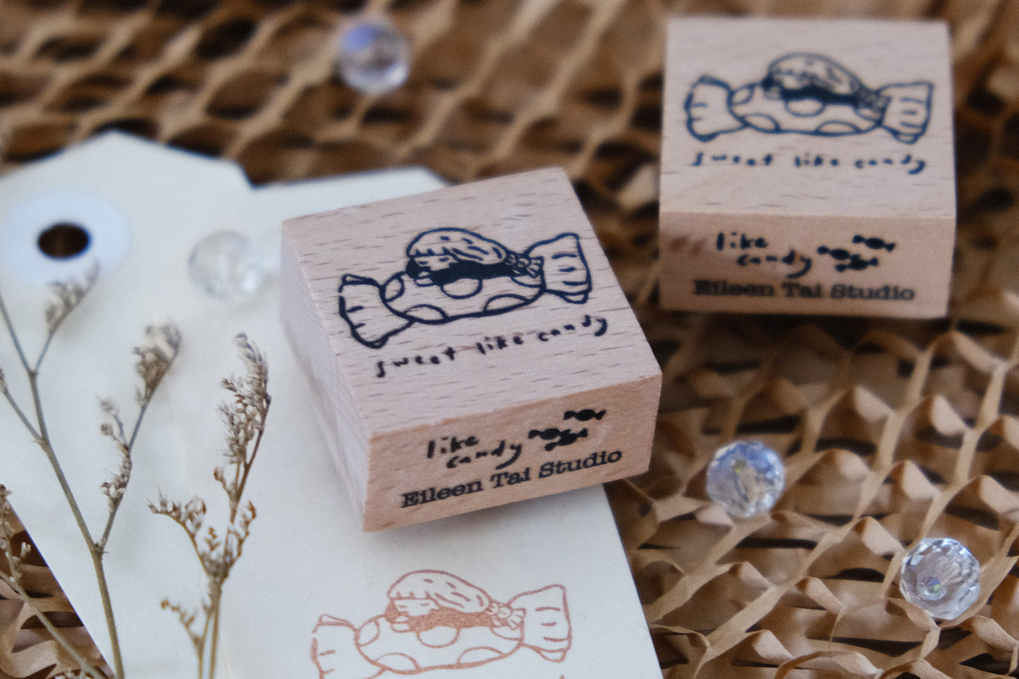 Eileen Tai Rubber Stamp - Sweet Like Candy