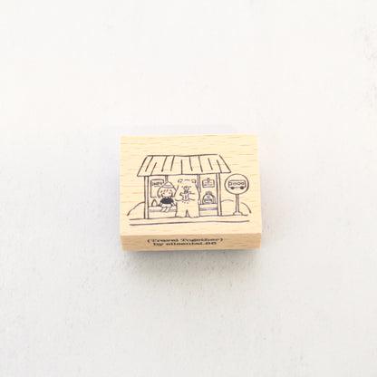 Eileen Tai Rubber Stamp - Bear and Girl Travel Together Collection, 6 designs