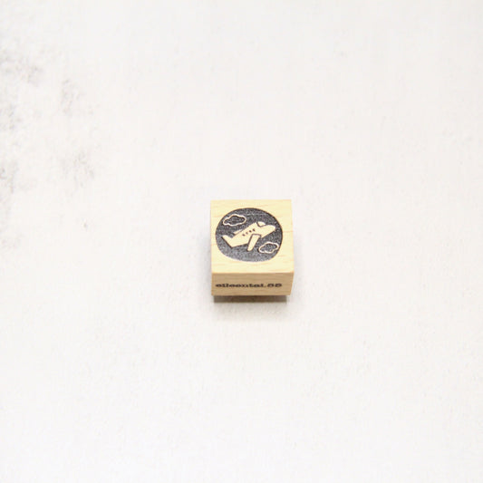 Eileen Tai Let's Go Mini Rubber Stamp - Mini Airplane