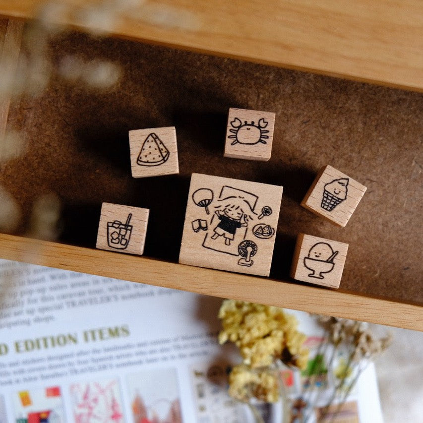 Eileen Tai Rubber Stamp Set - Summer Collection