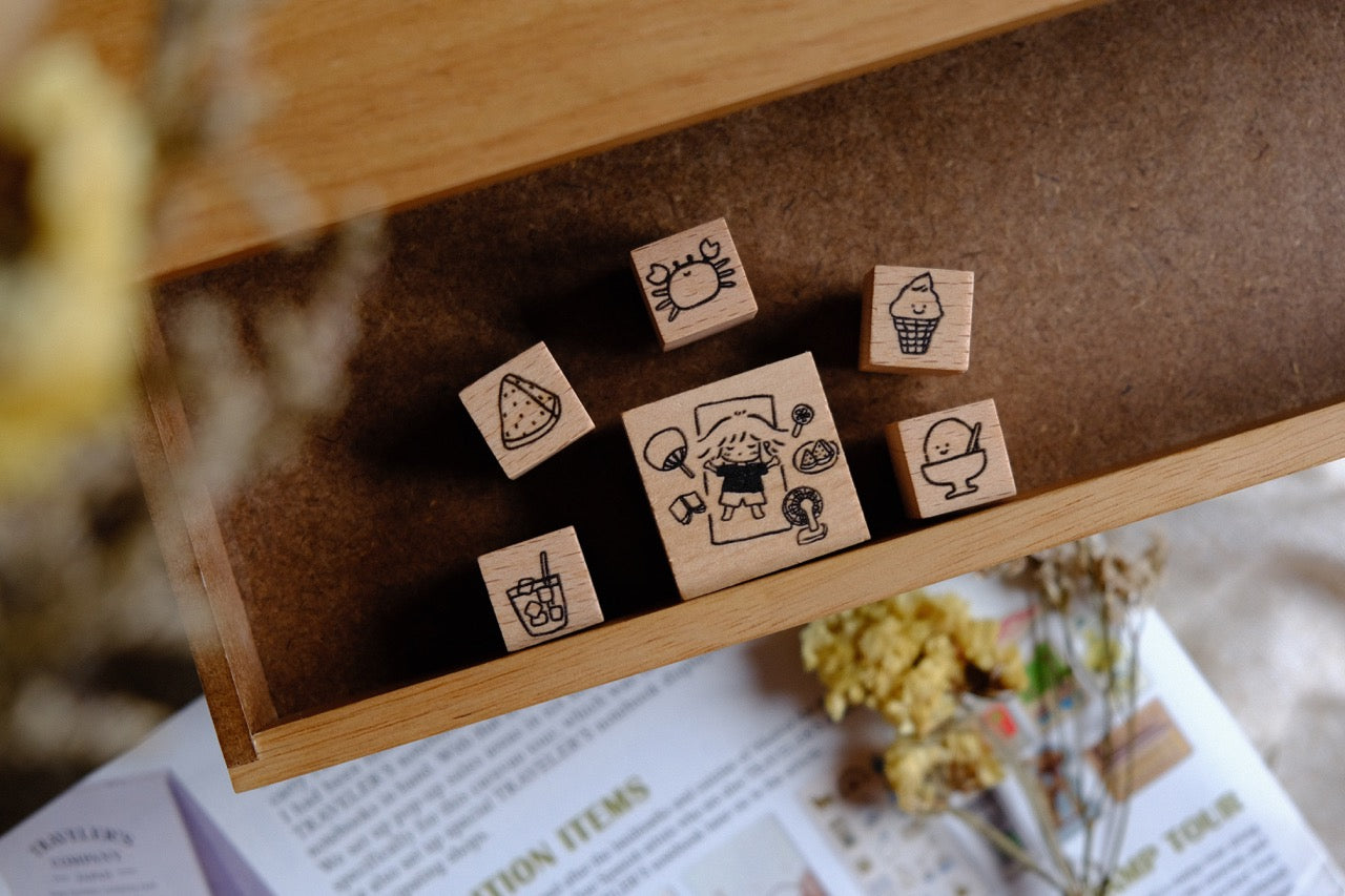 Eileen Tai Rubber Stamp Set - Summer Collection