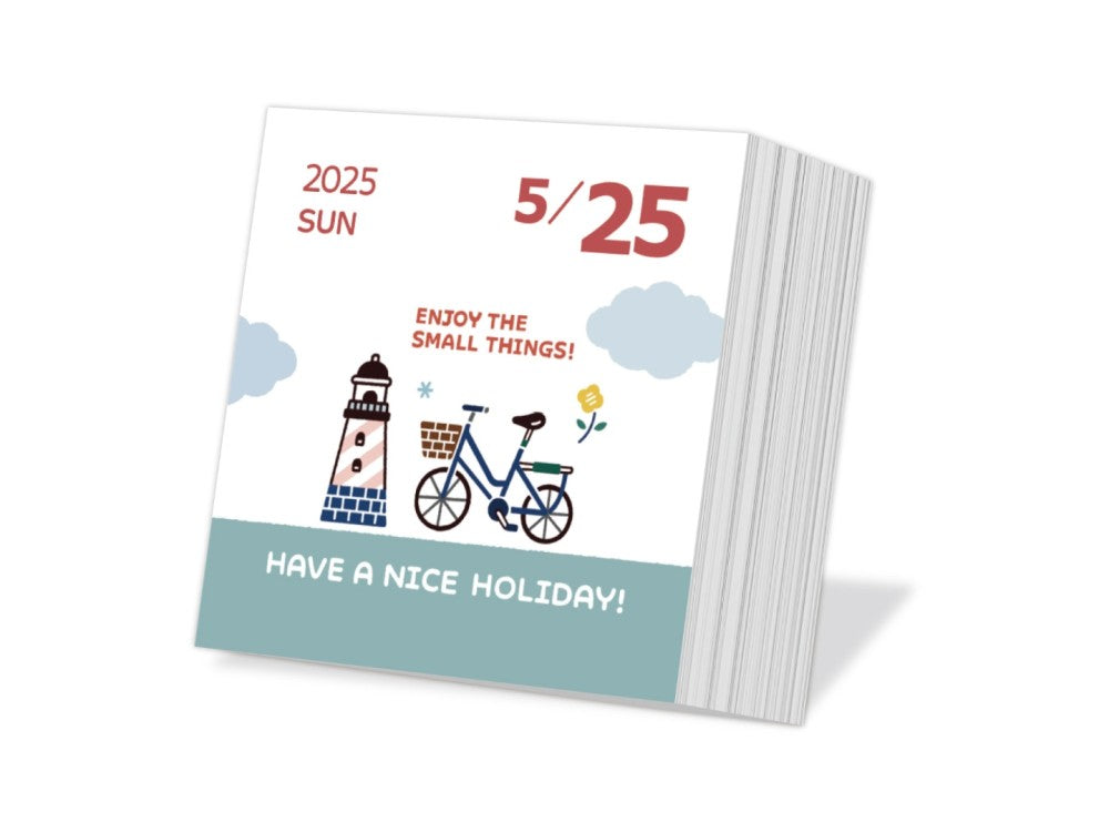 eric small things 2025 Color Tear-off Daily Calendar