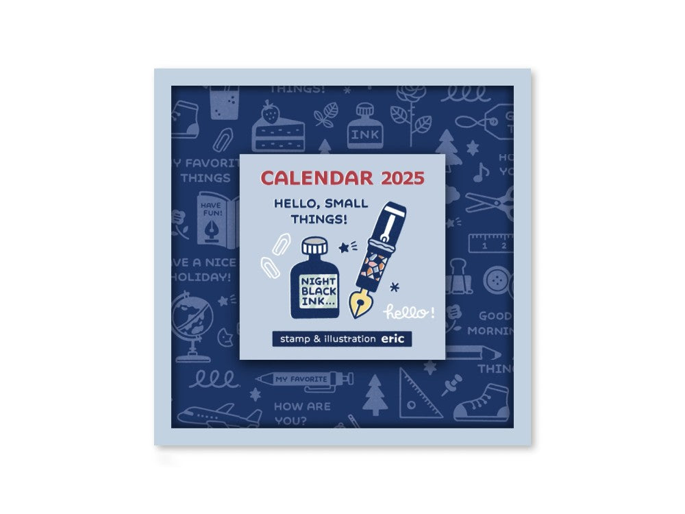 eric small things 2025 Color Tear-off Daily Calendar