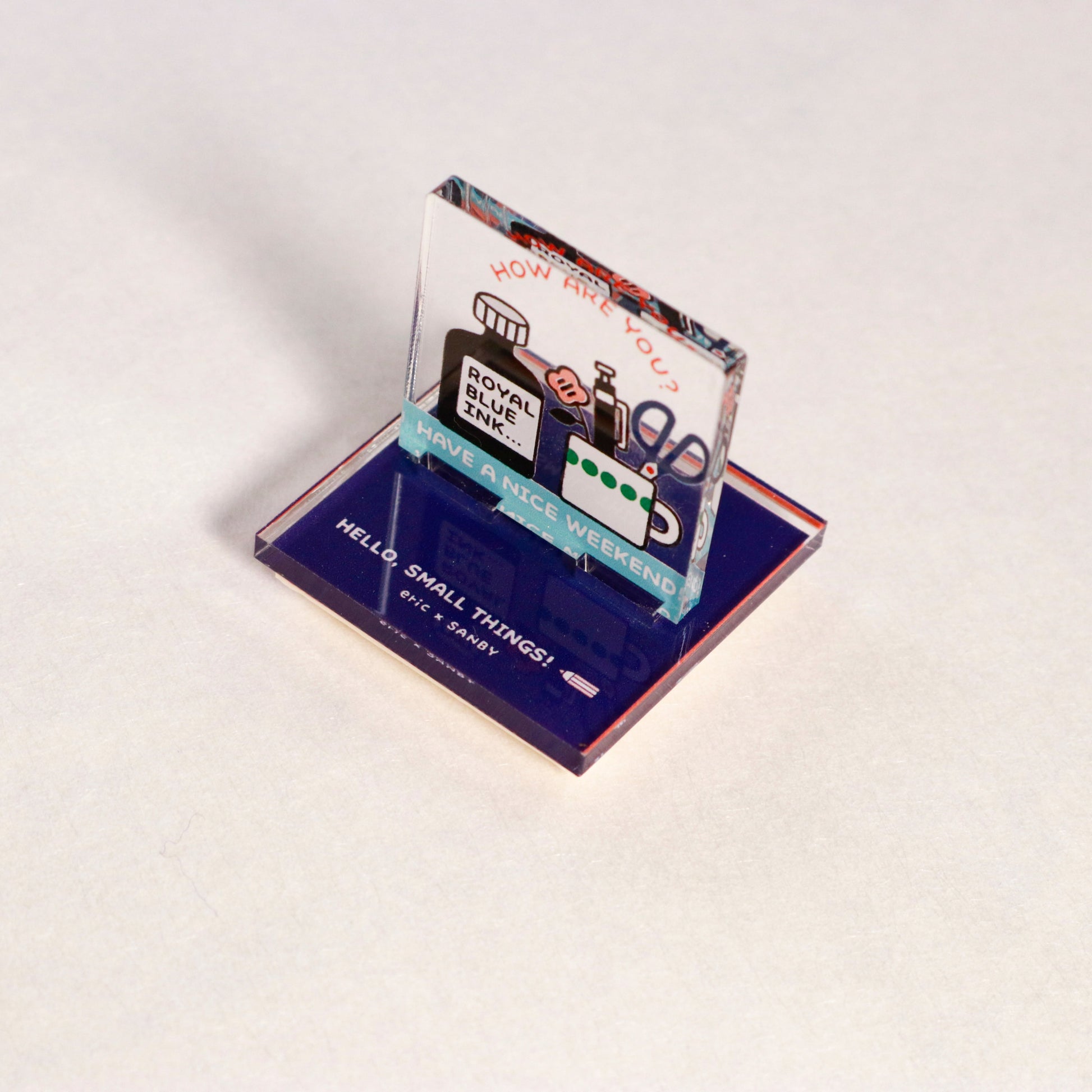 Sanby x Eric Small Things Acrylic Stand Stamp - Ink