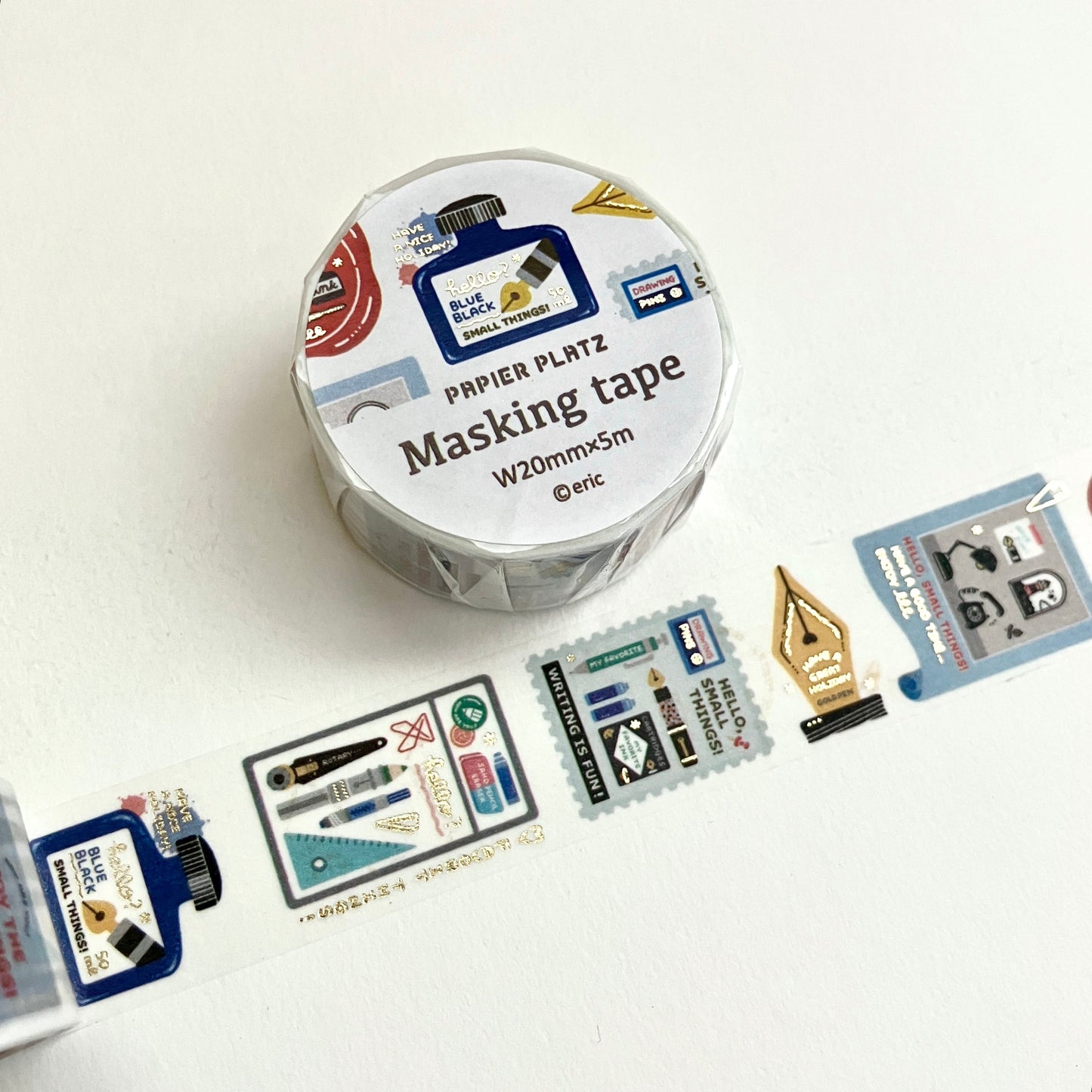 eric small things Gold Foil Washi Tape