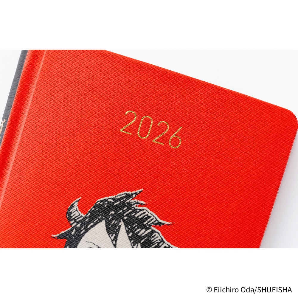 Hobonichi Weeks 2026 - ONE PIECE magazine: Straw Hat Luffy (Red)