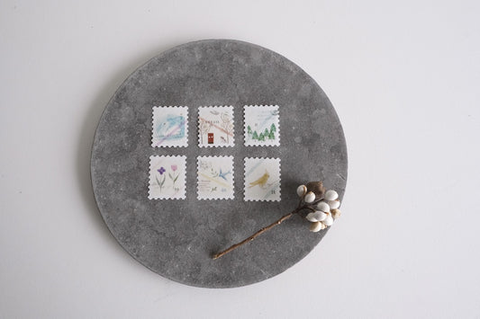 YOHAKU Washi Flake Seal - Collection (F-017)