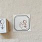 ranmyu Rubber Stamp - Girl Holding Kuma