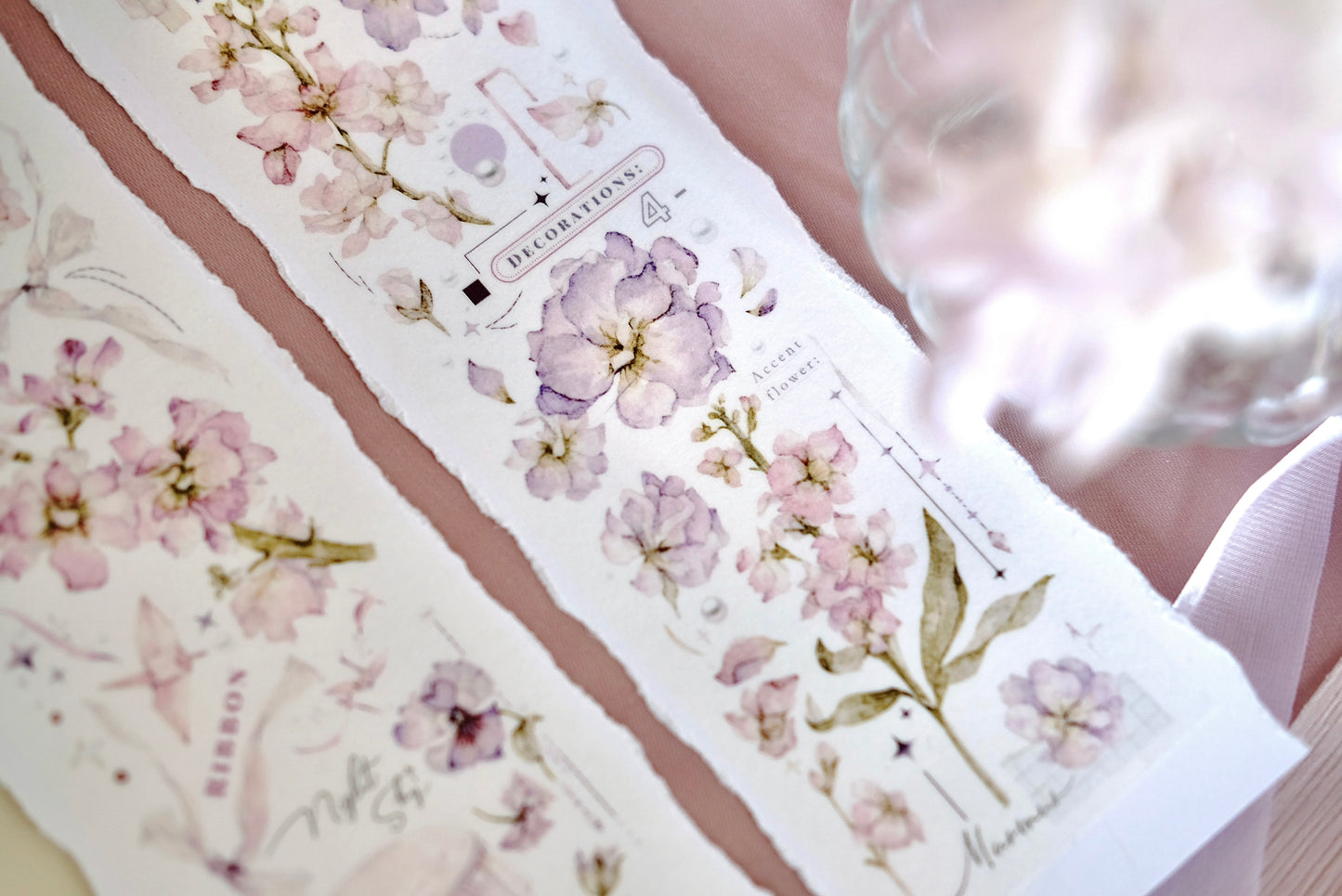 Freckles Tea Vol.4 Dreamy Florist Washi/PET Tape