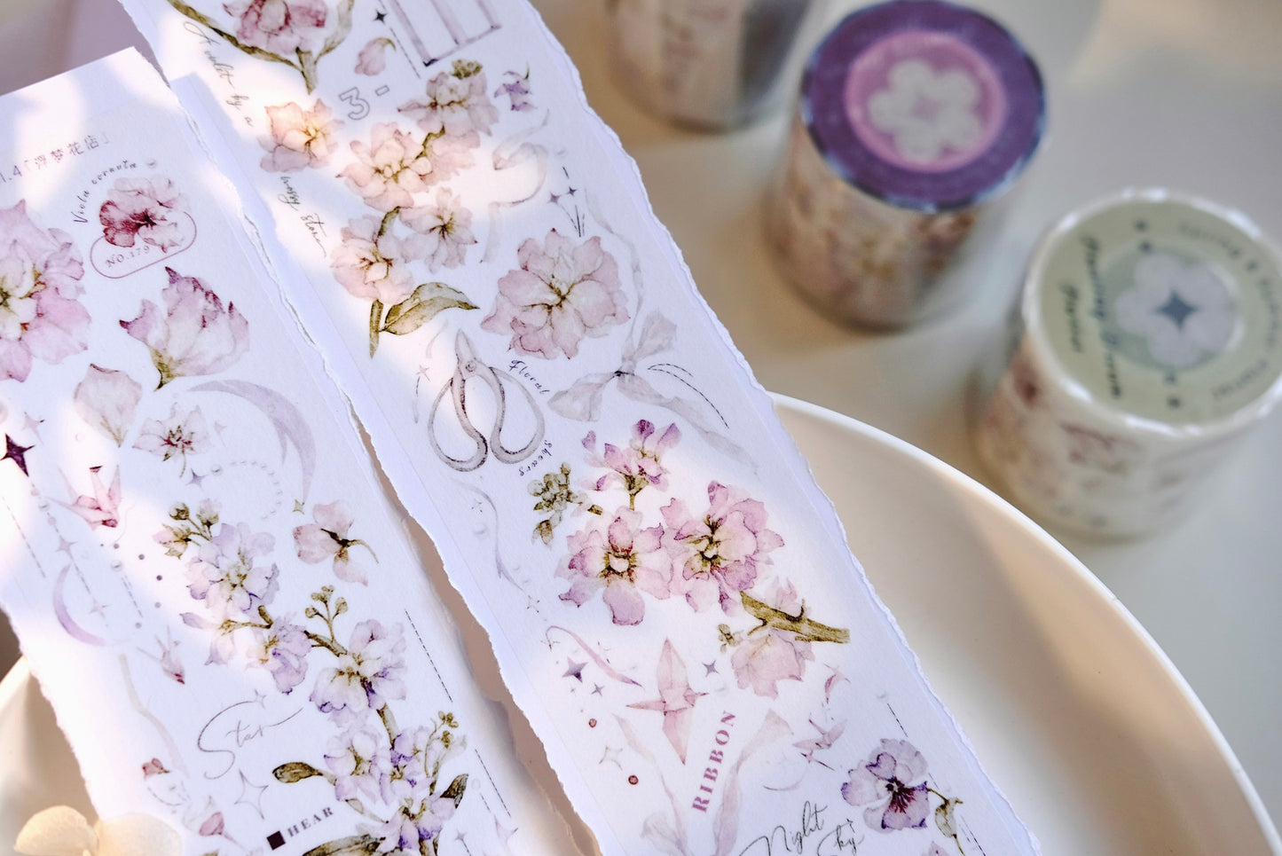 Freckles Tea Vol.4 Dreamy Florist Washi/PET Tape