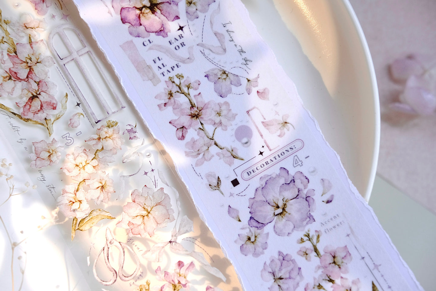 Freckles Tea Vol.4 Dreamy Florist Washi/PET Tape