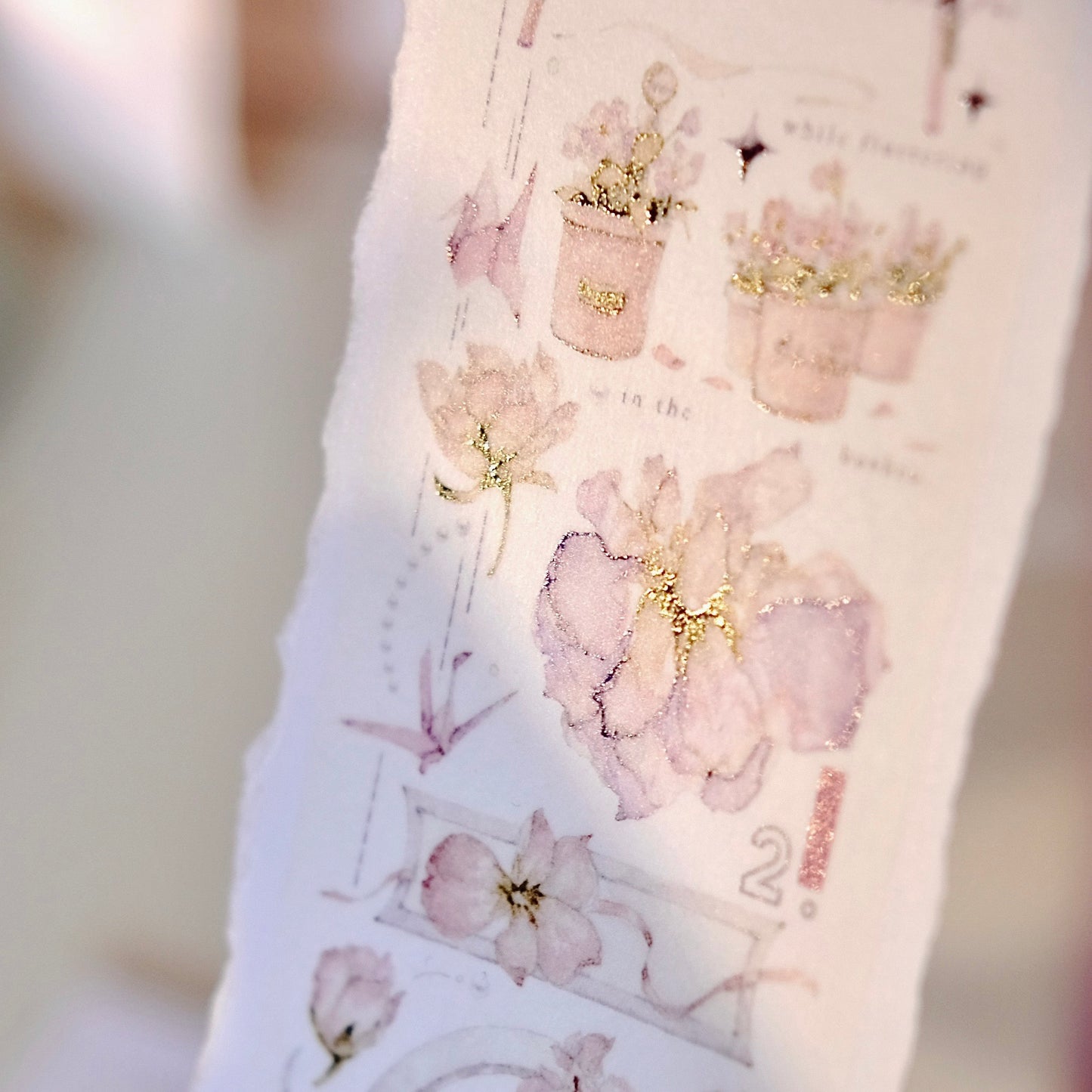 Freckles Tea Vol.4 Dreamy Florist Washi/PET Tape