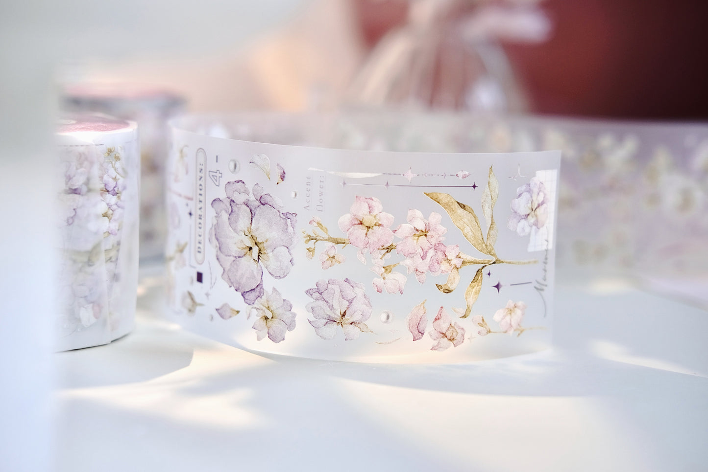 Freckles Tea Vol.4 Dreamy Florist Washi/PET Tape