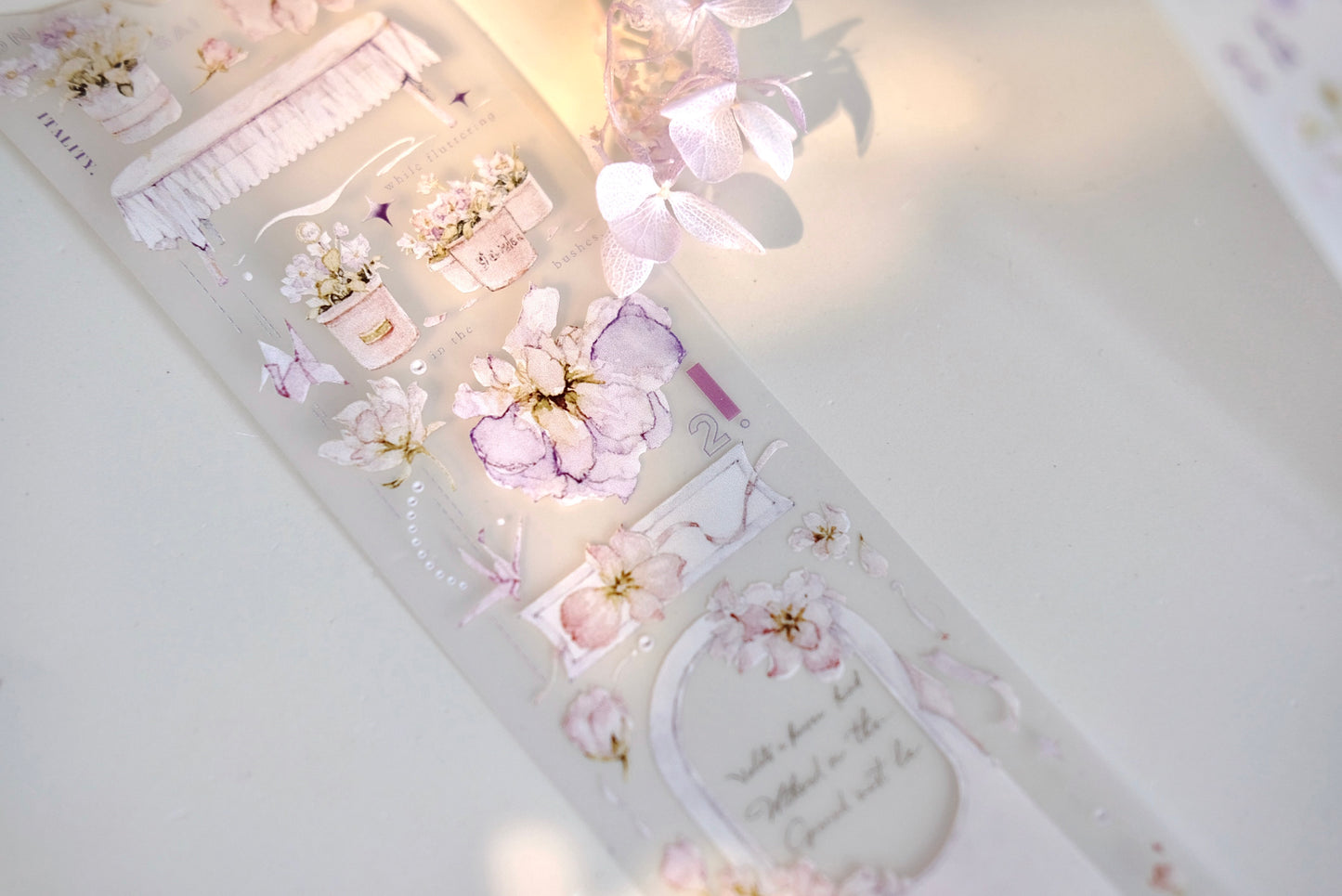 Freckles Tea Vol.4 Dreamy Florist Washi/PET Tape