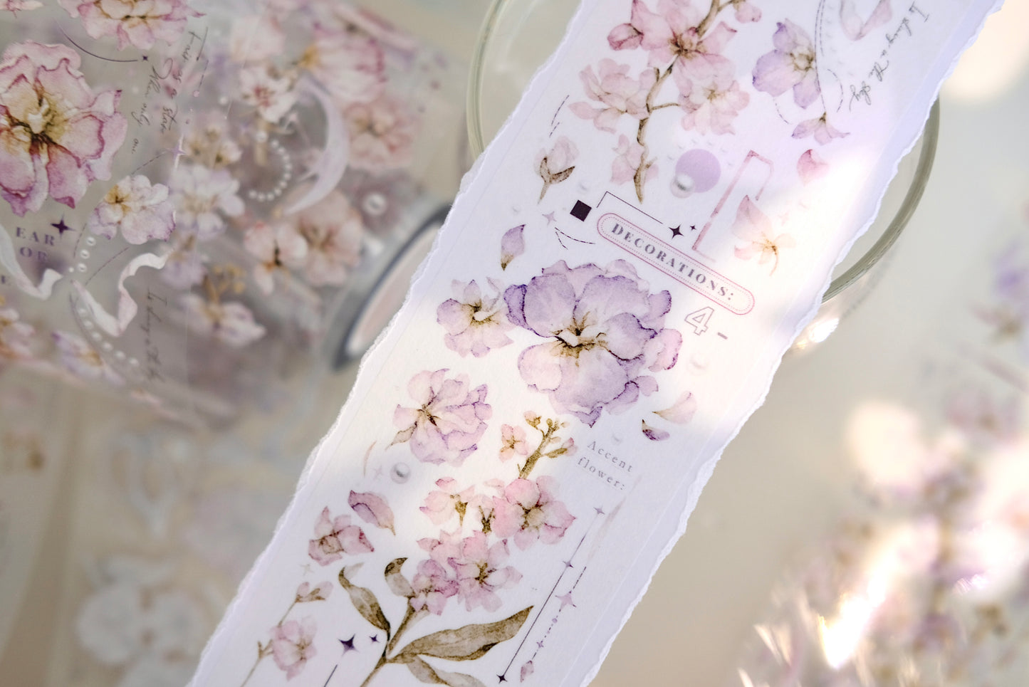 Freckles Tea Vol.4 Dreamy Florist Washi/PET Tape