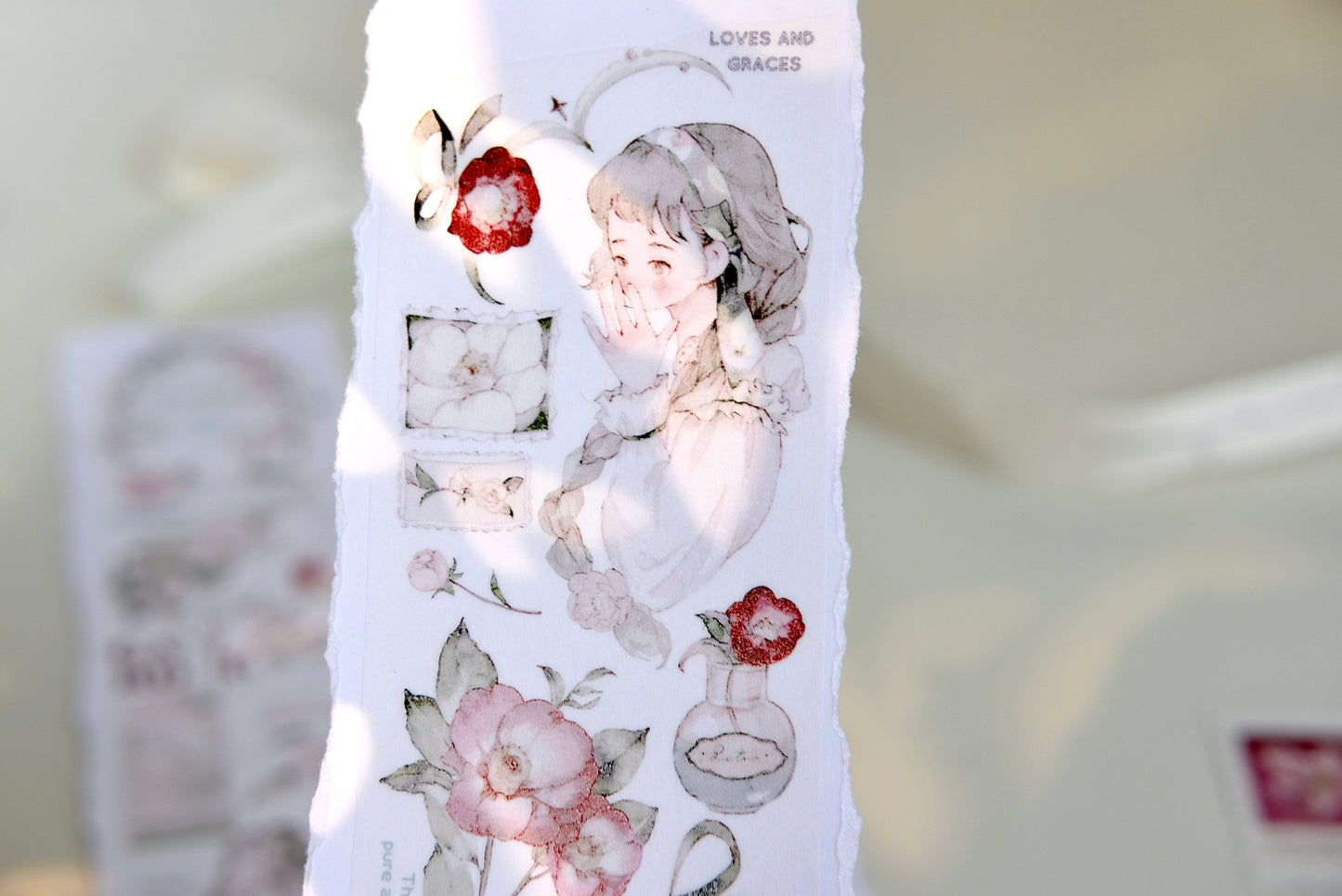 Freckles Tea Vol.4 Flower Garden Washi/PET Tape