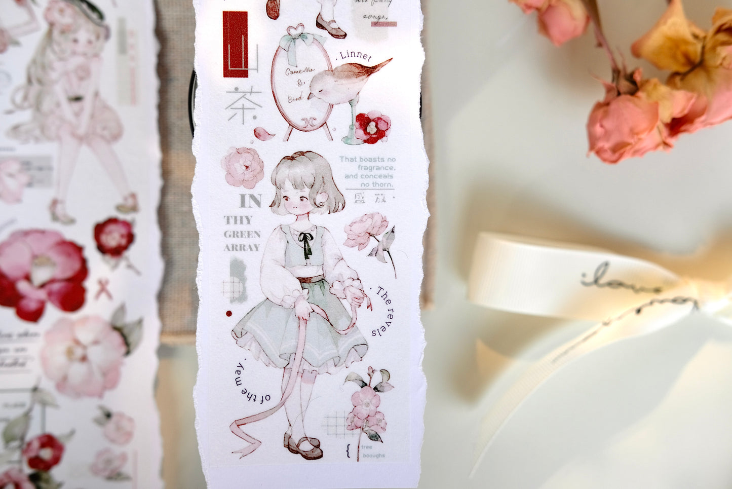 Freckles Tea Vol.4 Flower Garden Washi/PET Tape