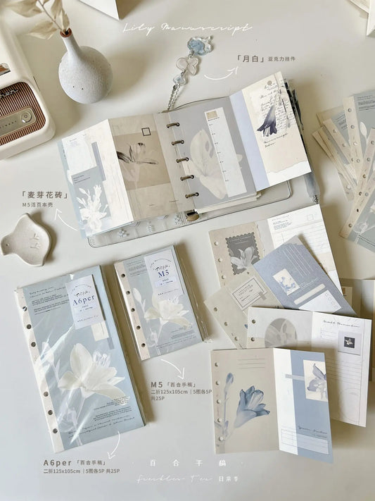 Freckles Tea Vol.5 Bi-fold Loose Leaf Refills for Ring Binder - Lily Manuscript