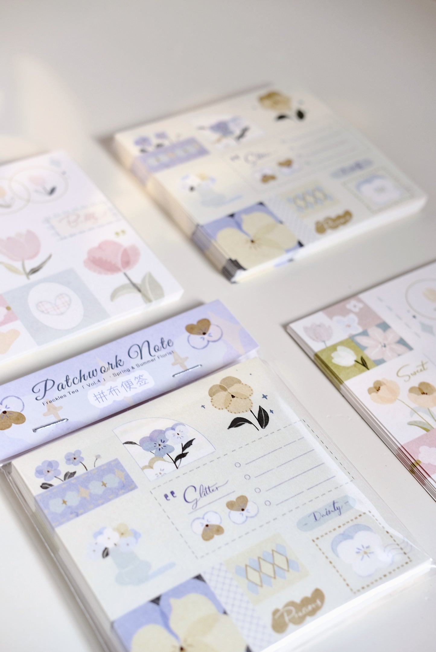 Freckles Tea Vol.4 Patchwork Memo Paper Packet, 50pcs